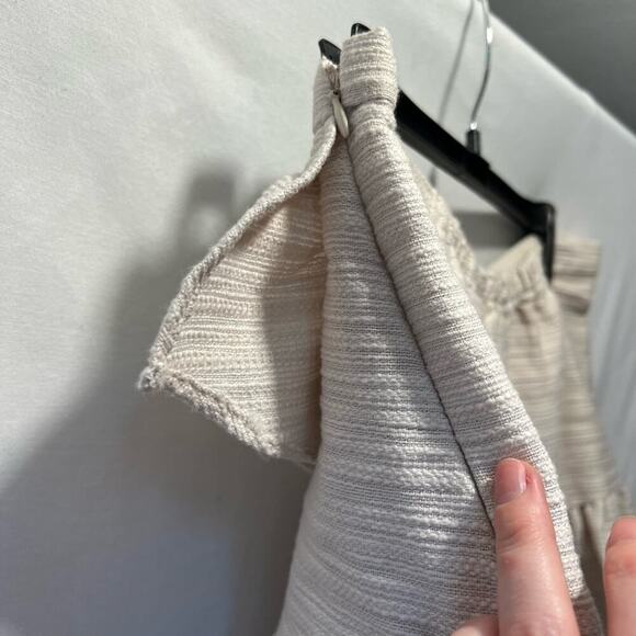 NWT Marie Oliver Cream Ruffle Skirt - Picture 3 of 6